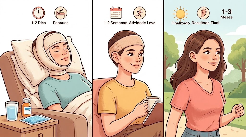 Como é o pós-operatório e a recuperação otoplastia, Dra. Silvia Hirata, Rio de Janeiro