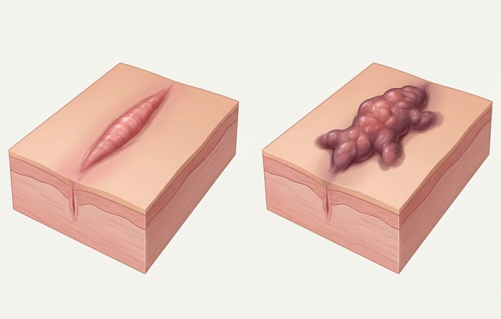 Cicatriz Hipertrófica ou Queloide? Saiba a Diferença e Qual o Melhor Tratamento
